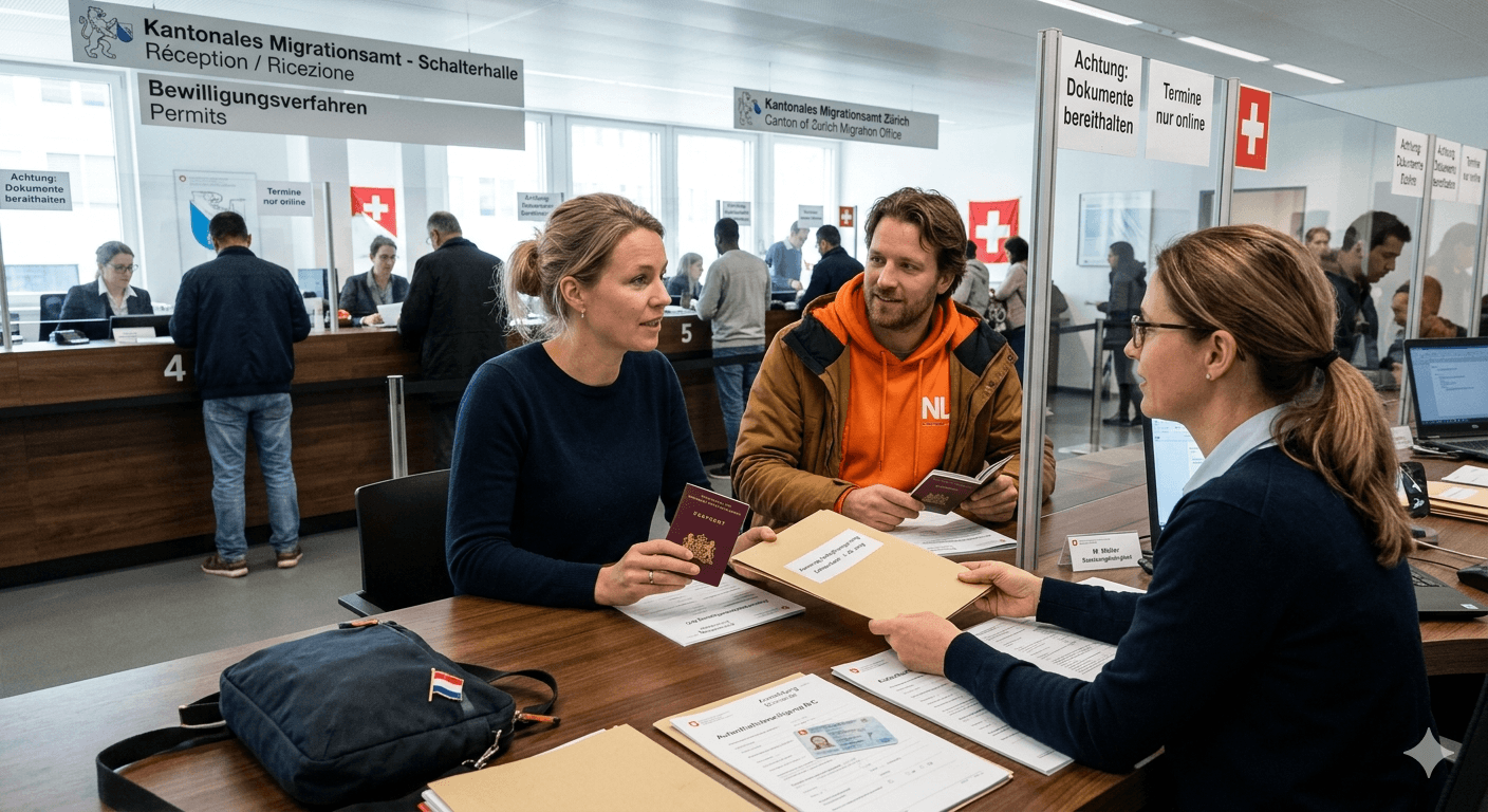 Verblijfsvergunning Zwitserland aanvragen