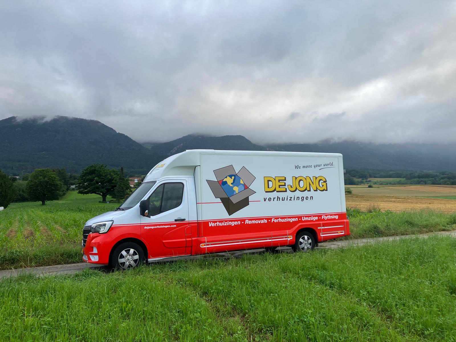 Verhuizen met De Jong Halo naar Zwitserland
